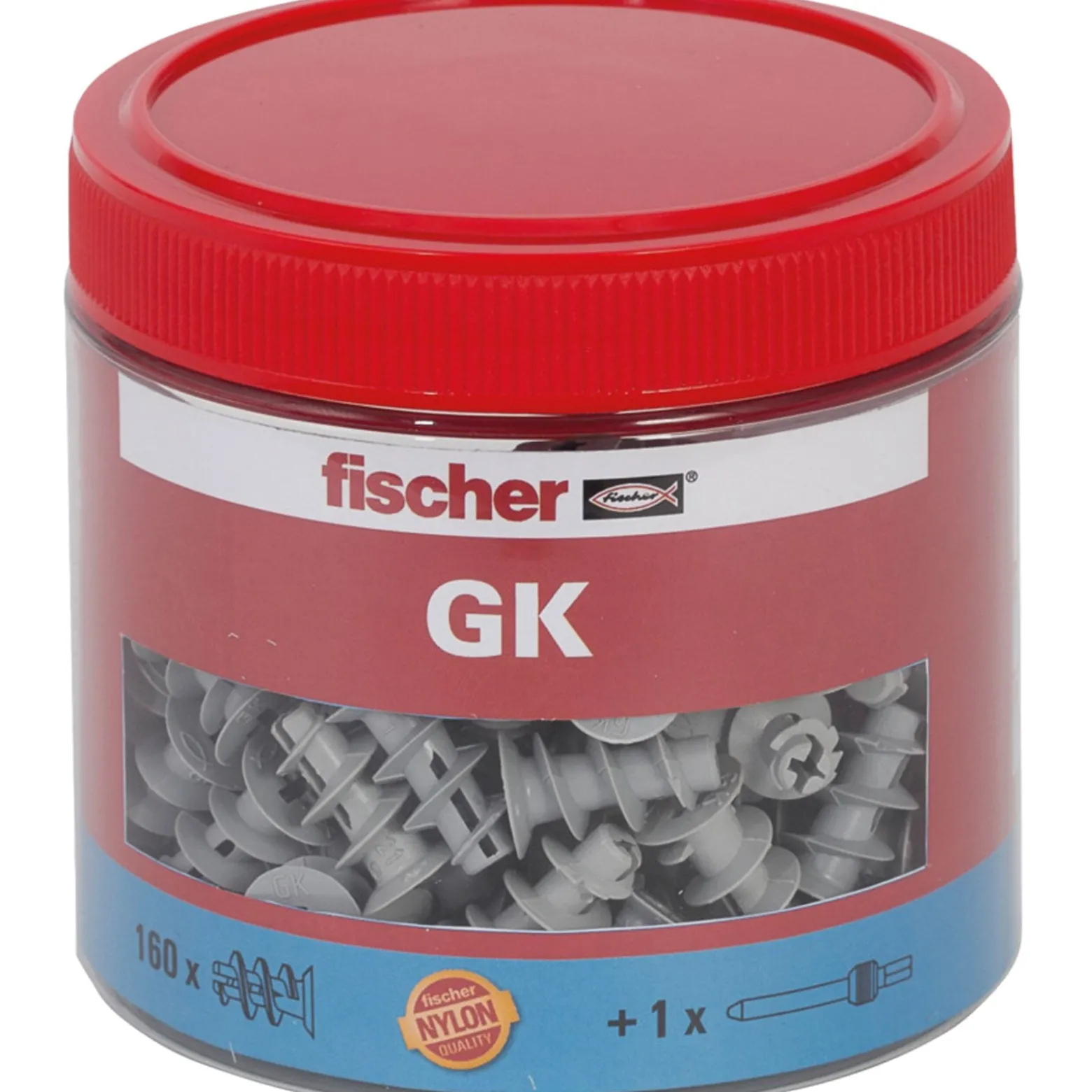 Fischer 160x Gipskartondübel GK Dose - 531028