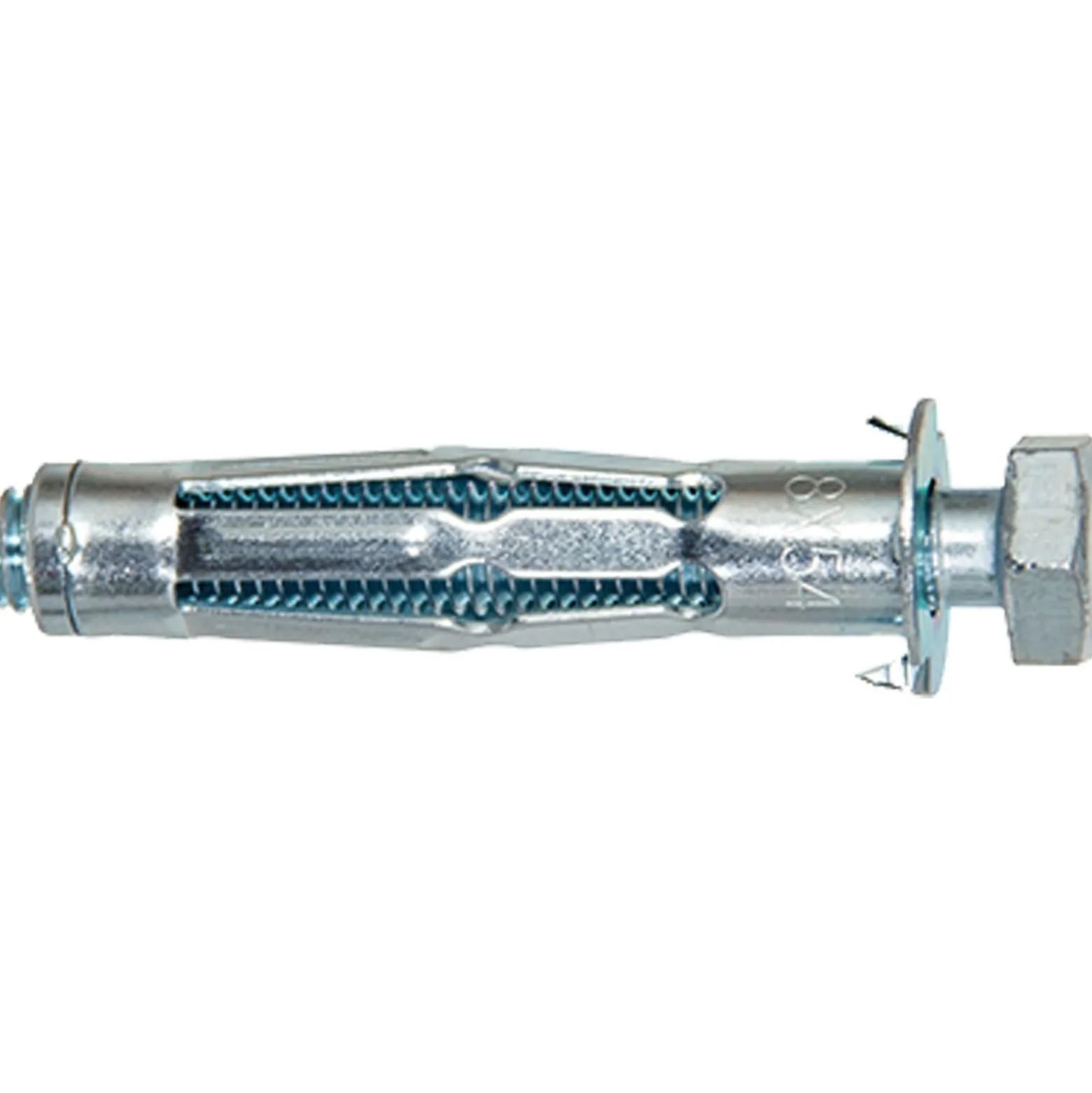 Fischer 50x Hohlraum-Metalldübel HM 8 x 54 mm SS mit Sechskantschraube - 519783