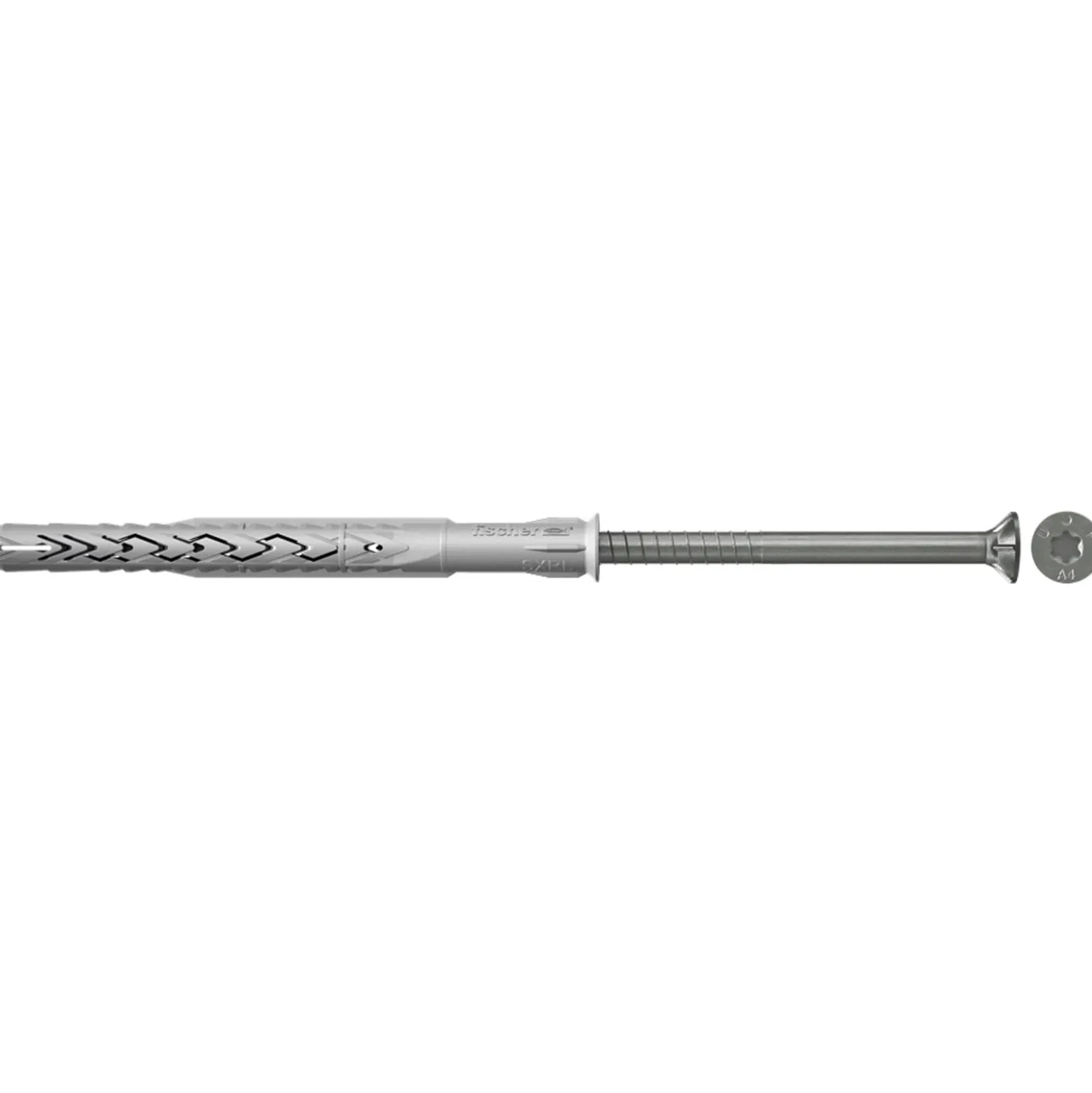 Fischer 50x Langschaftdübel SXRL 8 x 60 mm T Senkkopfschraube nicht rostender Stahl A4 - 540119
