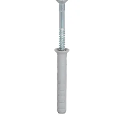 Fischer 100x Nageldübel N 6 x 40/10 S mit Nagelschraube - 048788