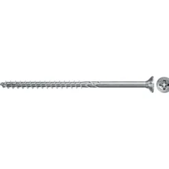 Fischer 50x Power-Fast II FPF II CZP 4,5 x 40mm BC enkkopf mit Kreuzschlitz PZ2 Teilgewinde galvanisch verzinkt blau passiviert - 670310