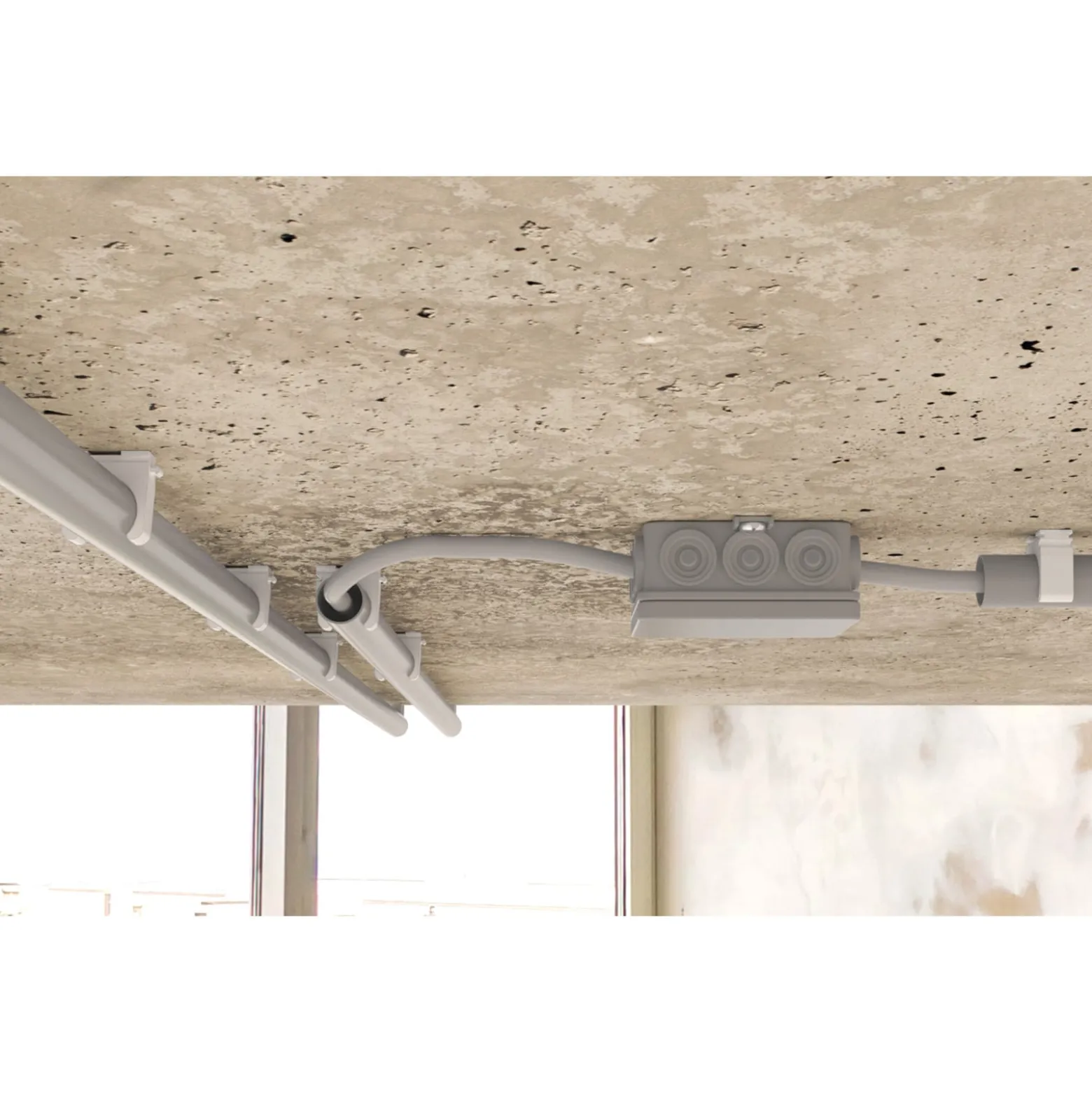 Fischer 25x Steckfix plus Rohrclip SF plus RC IEC 32 - 048198