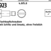 Flachkopfschraube DIN 923 Schlitz/Ansatz M5x 8x 7,0 4.8/5.8 100 Stück
