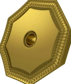 Fräswendeschneidplatte ISO OFKR 0704SN-M:M8330 D.2,65mm PVD beschichtet Gold