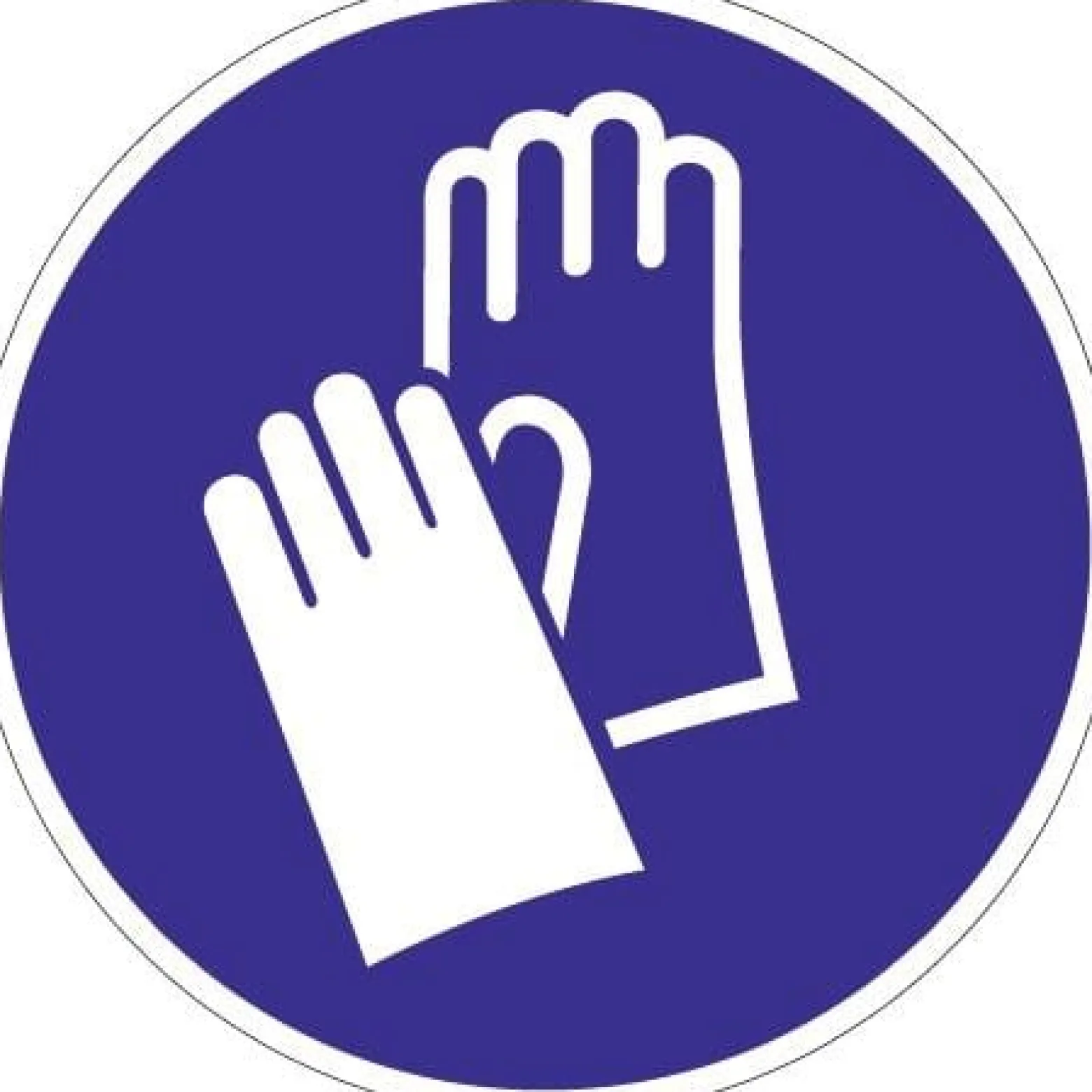 Gebotszeichen ASR A1.3/DIN EN ISO 7010 Handschutz benutzen - 9000477499