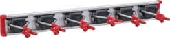 Gerätehalter Set mini Länge 0,5 m Halter 6 Aluminium/Kunststoff - SB 6.0.050