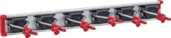 Gerätehalter Set mini Länge 0,5 m Halter 6 Aluminium/Kunststoff - SB 6.0.050