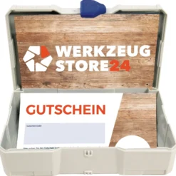 Geschenkgutschein Wert 20 € (Motiv Holz) - im Miniatur Systainer