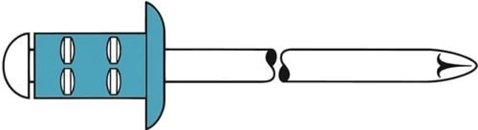 GESIPA Blindniet PolyGrip® Nietschaft d x l 4,8 x 15 mm - 1464828