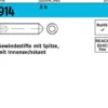 Gewindestift DIN 914 Spitze/Innen-6kt M5x 20 A 4 500 Stück