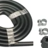 GLORIA Ersatzschlauch inkl.2 Schellen+2 Muttern L.1,25m schwarz - 7069400000