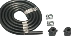 GLORIA Ersatzschlauch inkl.2 Schellen+2 Muttern L.1,25m schwarz - 7069400000