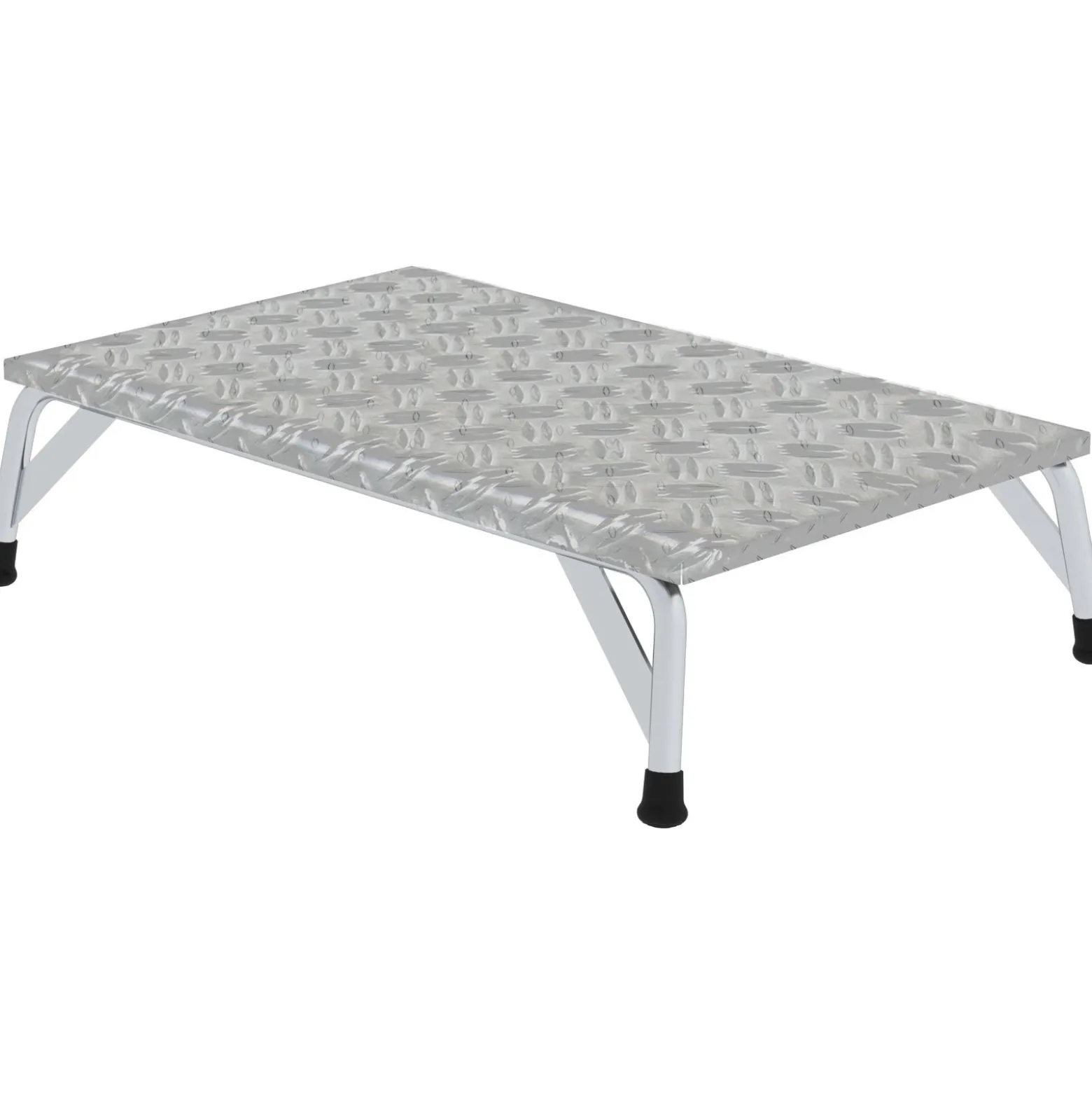 Günzburger Steigtechnik Arbeitspodest Aluminium-Warzenblech 1 Stufe - 050032