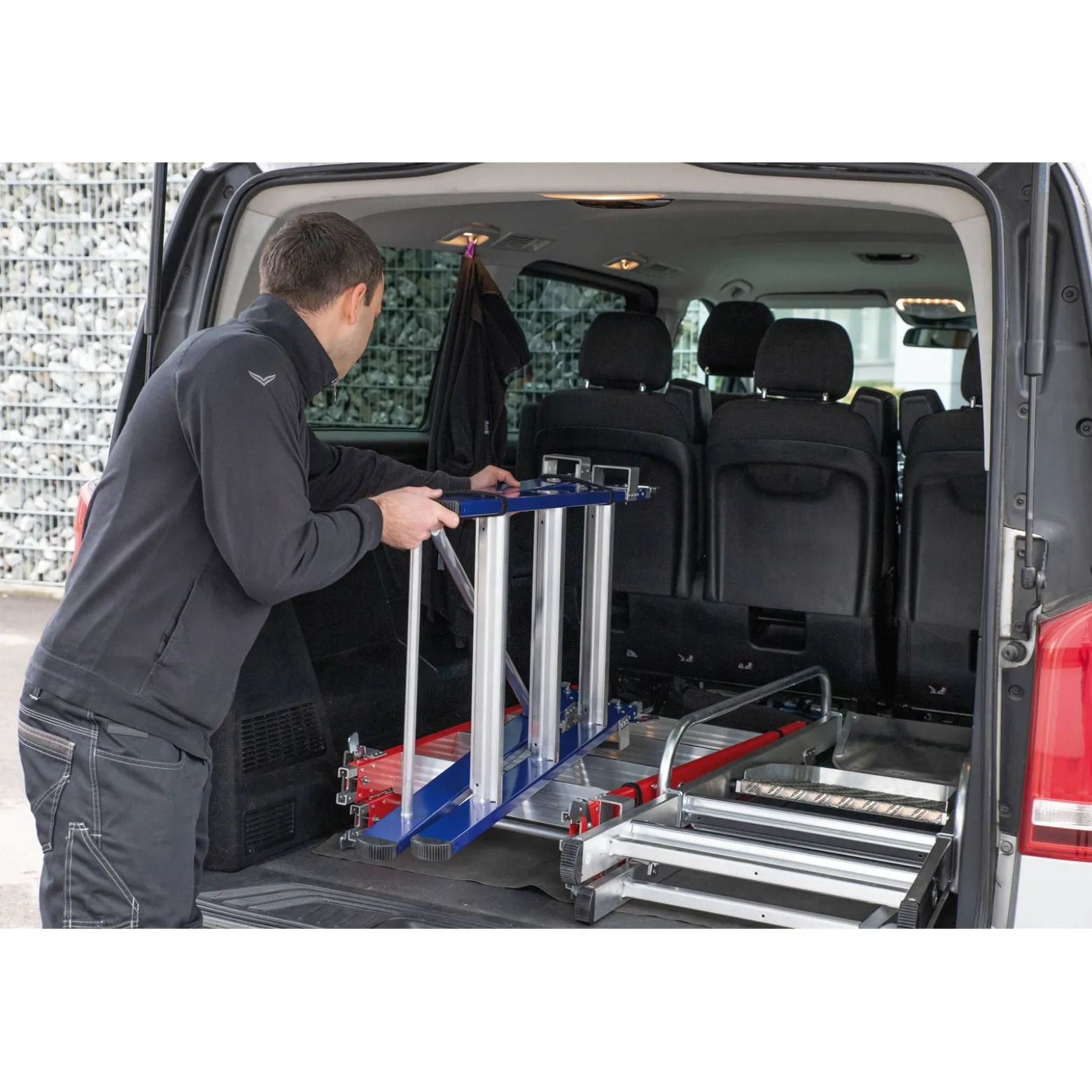 Günzburger Steigtechnik Einsteckteil für Plattformleiter steckbar plus 2 Stufen - 052080