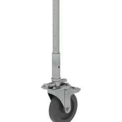 Günzburger Steigtechnik Lenkrolle Ø 200 mit Spindel grau spurlos grau - 027922