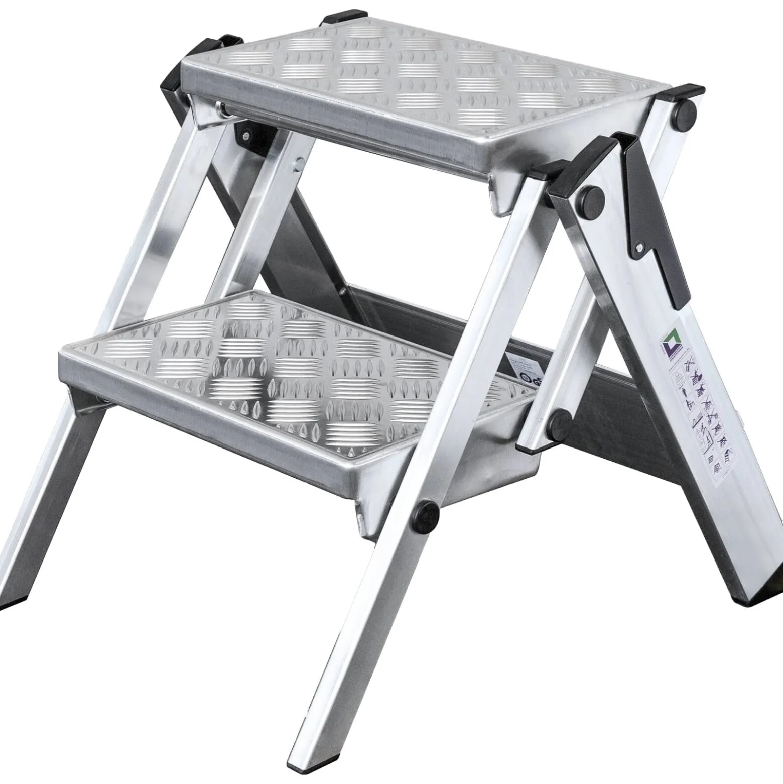 Günzburger Steigtechnik ML Kompakt-Tritt Aluminium 2 Stufen - 054202