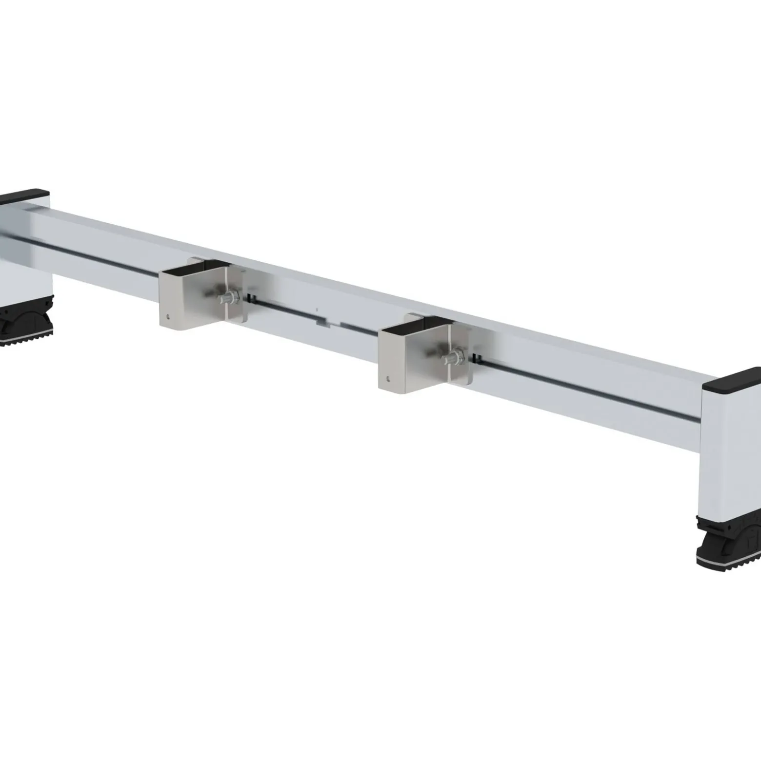 Günzburger Steigtechnik Nachrüst-Traverse mit nivello-Leiterschuh Breite 0,93 m mit Holmhöhe 58 mm - 030365