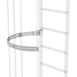 Günzburger Steigtechnik Rückenschutzbügel seitlicher Ausstieg Aluminium blank - 062237