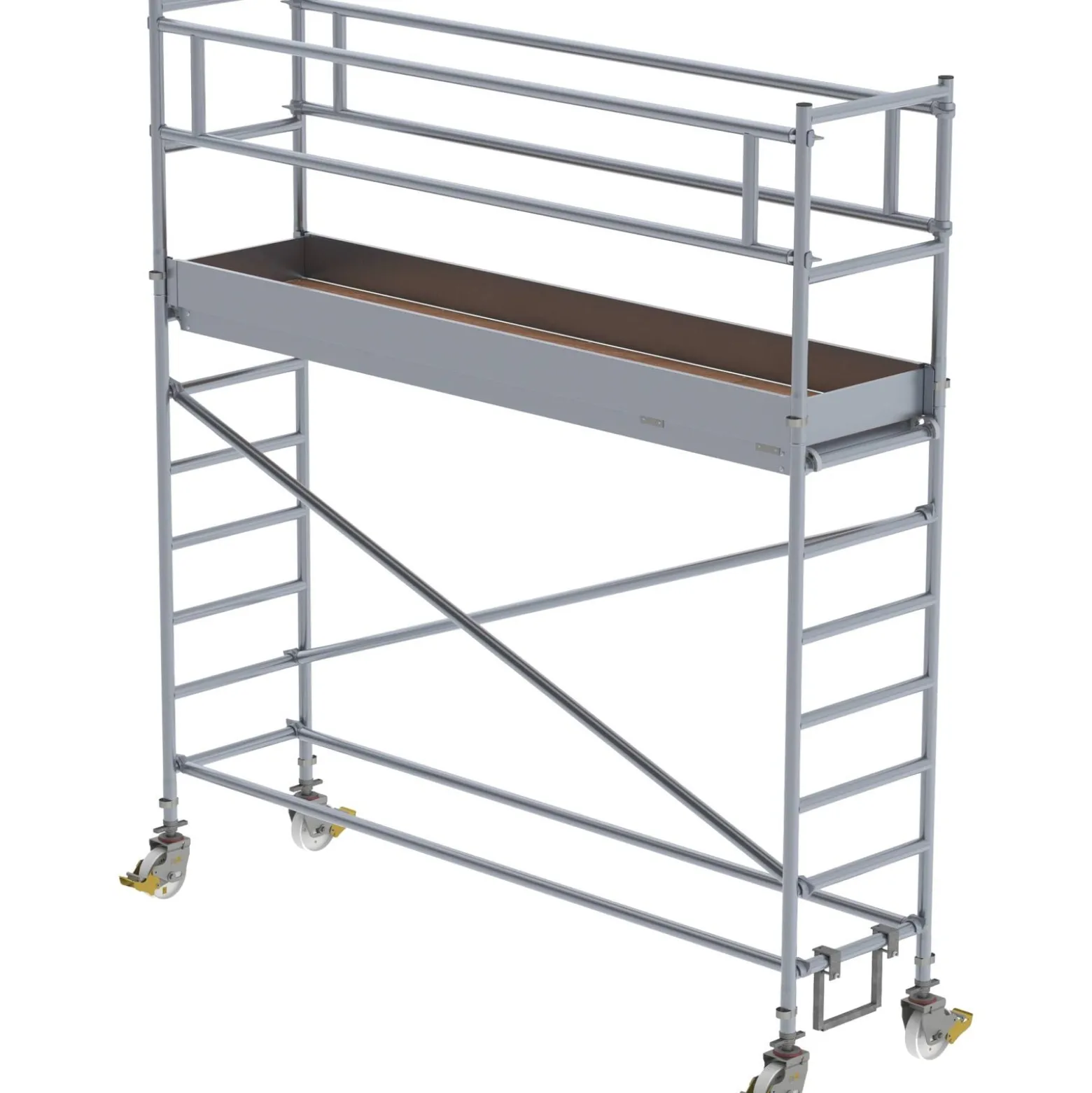 Günzburger Steigtechnik Rollgerüst 0,75 x 3 m Plattformhöhe 2,35 m - 172235