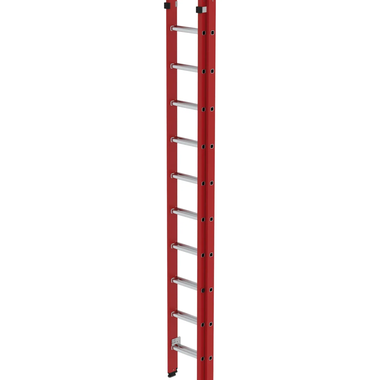 Günzburger Steigtechnik Sprossen-Schiebeleiter 2tlg. GFK/Alu ohne Traverse 2 x 10 Sprossen - 035110