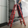 Günzburger Steigtechnik Sprossen-Stehleiter GFK 2 x 5 Sprossen - 036405