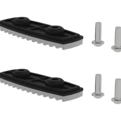 Günzburger Steigtechnik 2x nivello-Fußplatte für glatte Untergründe für Holmhöhe 85 / 98 mm - 019212