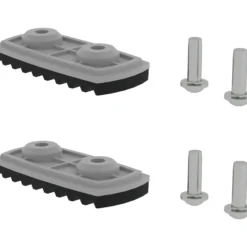 Günzburger Steigtechnik 2x nivello-Fußplatte Standard für Holmhöhe 58 / 73 mm - 019209