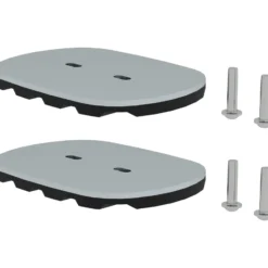 Günzburger Steigtechnik 2x nivello-Fußplatte für Gitterroste 126 x 89 mm - 019213