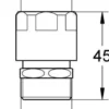 GROHE Rohrbelüfter 41239 Bauform C DN20 chrom