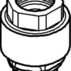 GROHE Rohrbelüfter 41238 Bauform C DN15 chrom