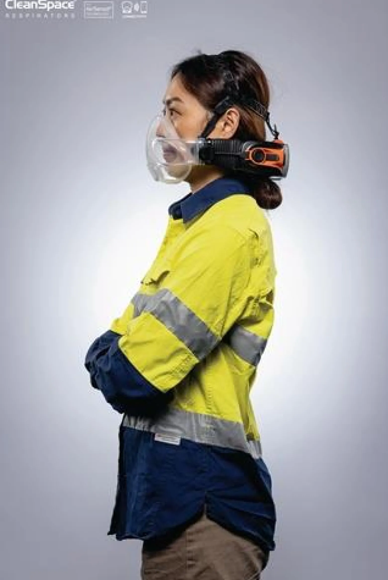 Halbmaske CST1035 m.Ausatemventil mittel CLEANSPACE
