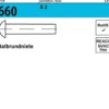 Halbrundniete DIN 660 3x 16 A 2 200 Stück