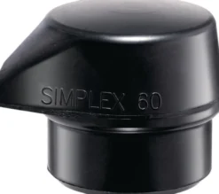 HALDER Schonhammerkopf 60 mm Gummi schwarz mittelhart - 3202260