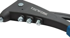 Handblindnietsetzgerät L.255mm Arbeitsber.2,4-5mm m.Öffnungsf.TECWERK