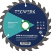 Handkreissägeblatt AD 160mm Z.36 WZ Schnitt-B.2,6mm TECWERK
