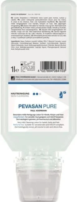 Handreinigung Pevasan PURE 1l ph-hautneutral Softflasche PAUL VOORMANN