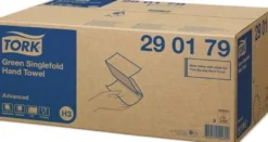 Handtuch TORK 290179 2-lagig,Dekorprägung grün L230xB248mm 15x250 Pk.