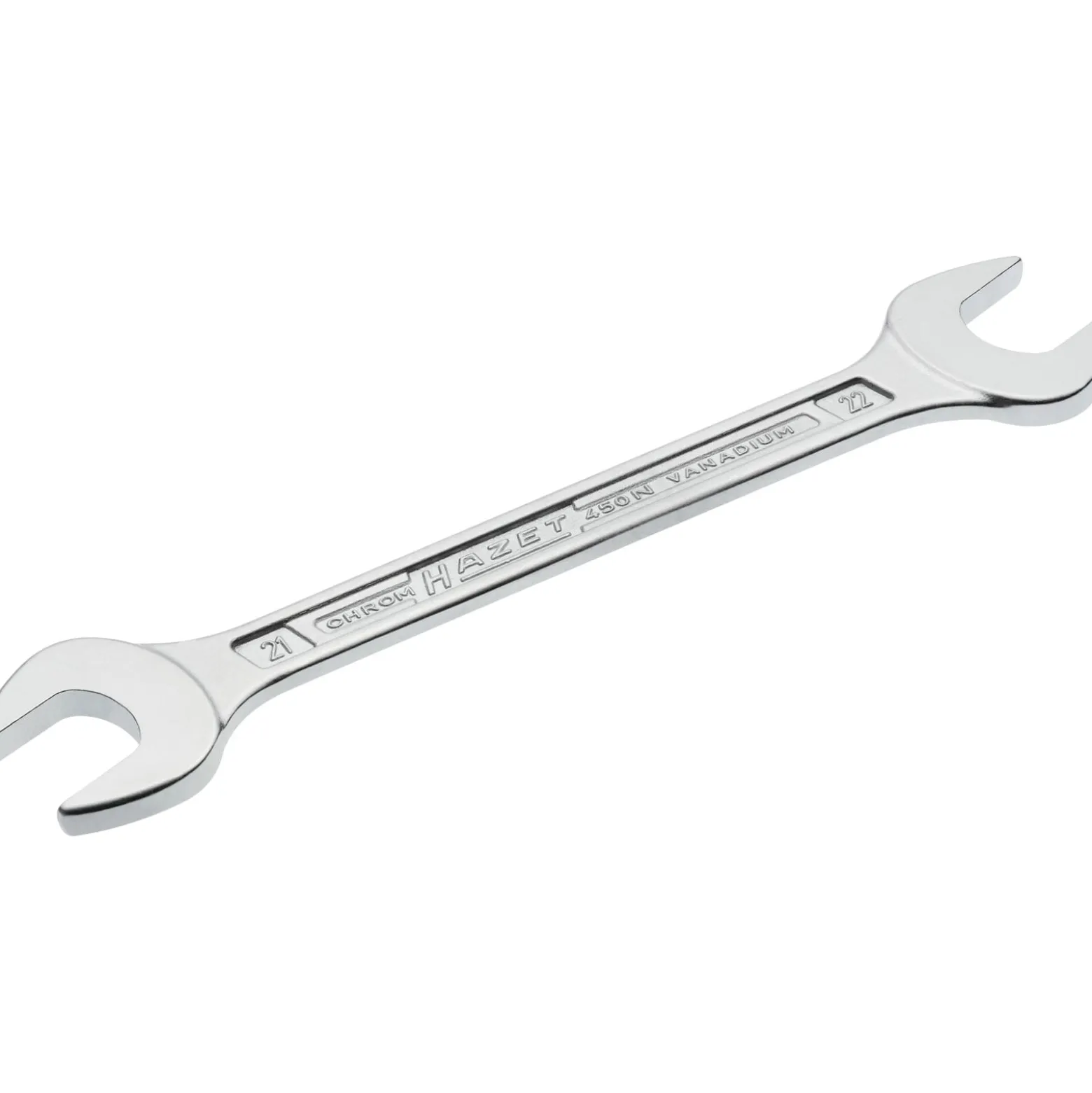 Hazet Doppelmaulschlüssel 450N 21x22mm L.238mm verchr - 450N-21X22