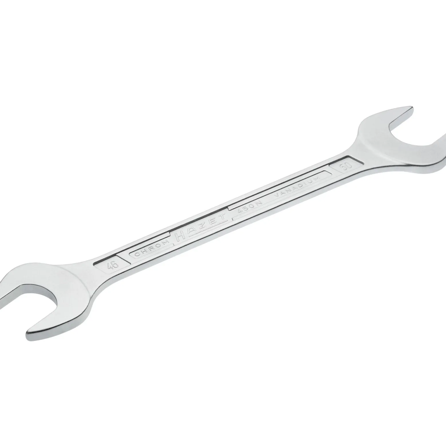Hazet Doppelmaulschlüssel 450N 46x50mm L.498mm verchr - 450N-46X50