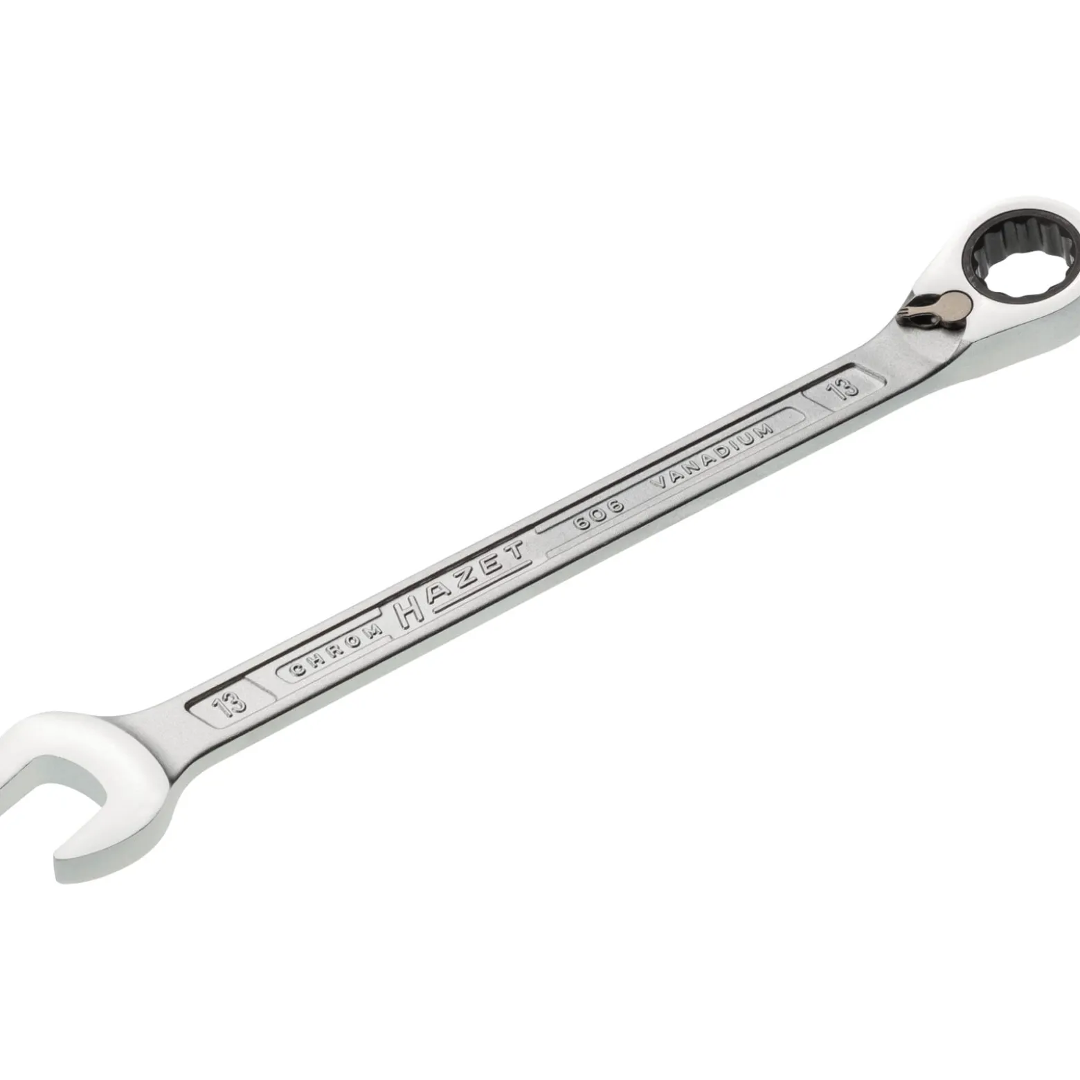 Hazet Maulringratschenschlüssel 606 SW 13mm L.193,2mm umschaltbar,Rings.15Grad - 606-13