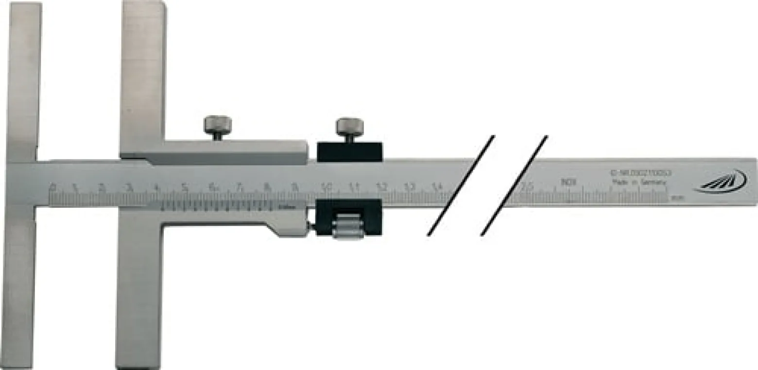 HELIOS PREISSER Anreißmessschieber 300mm m. FE Anschlag-L. 160mm - 344503