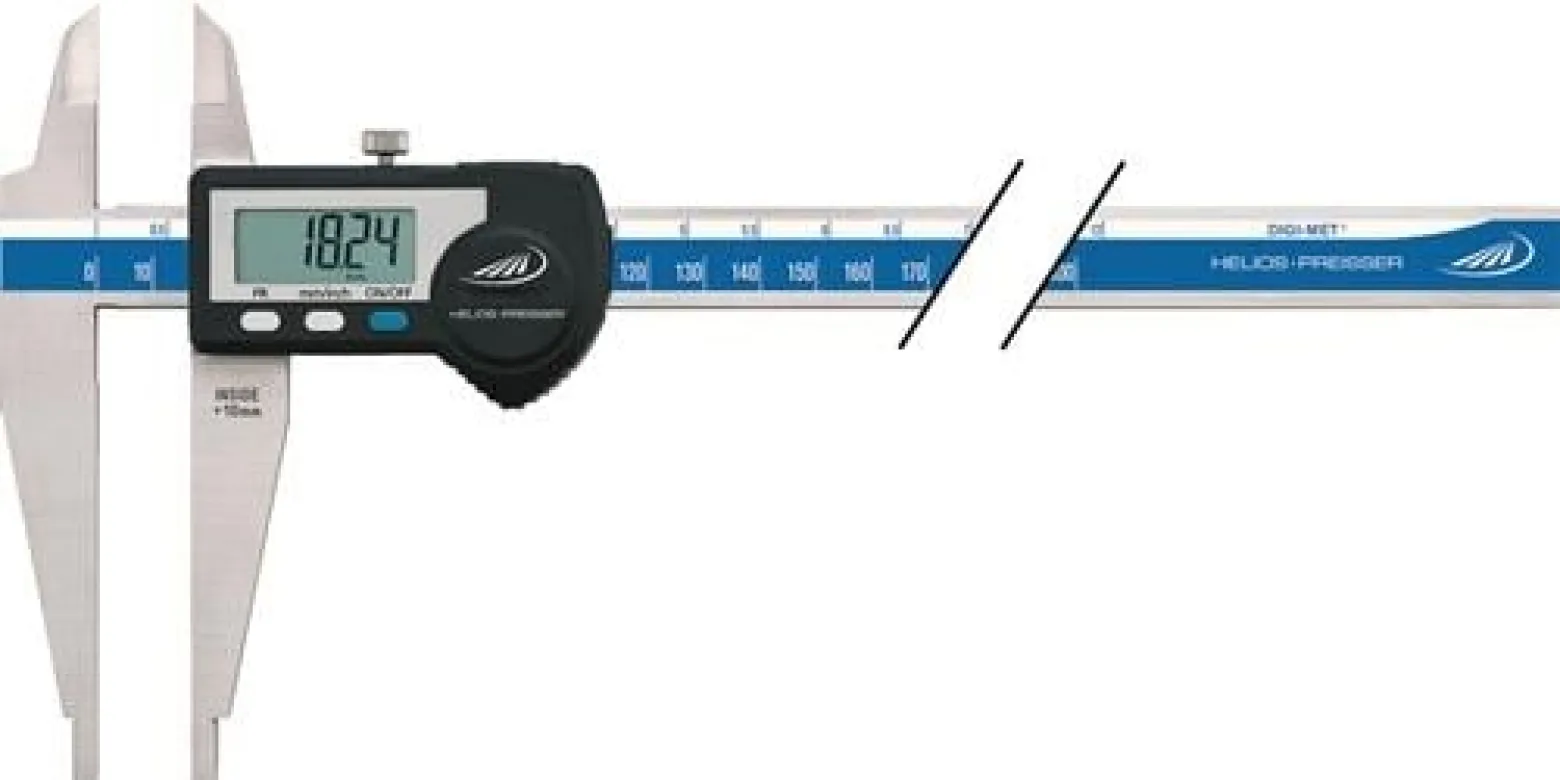 HELIOS PREISSER Werkstattmessschieber DIN862 DIGI MET 300mm dig. m. Spitzen - 1330522