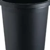 helit Papierkorb 18 l H331xØ315 mm mit Griffrand schwarz - H6123895