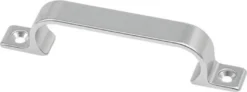 hermeta Handgriff A.21mm L.112mm B.14mm Alu.silberf.elox.Löcher 2 - 4231-01E