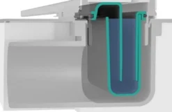 HG Grundkörper uBox universal für Duschrinnen Ablaufgehäuse, flach