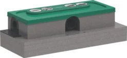 HG Grundkörper uBox universal für Duschrinnen Ablaufgehäuse, flach