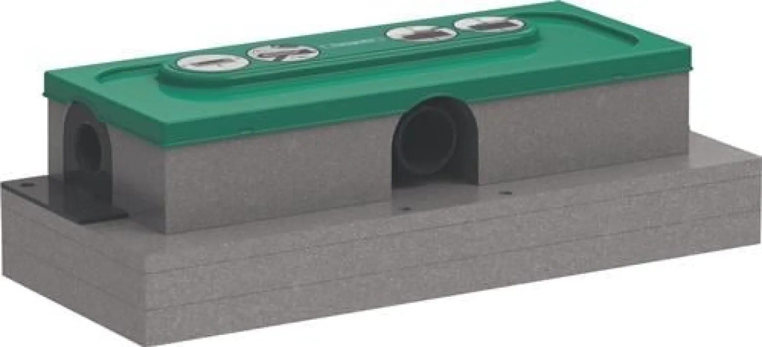 HG Grundkörper uBox universal für Duschrinnen Ablaufgehäuse, flach