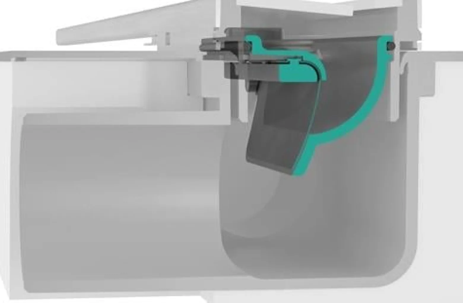 HG Grundkörper uBox universal für Duschrinnen Ablaufgehäuse, flach