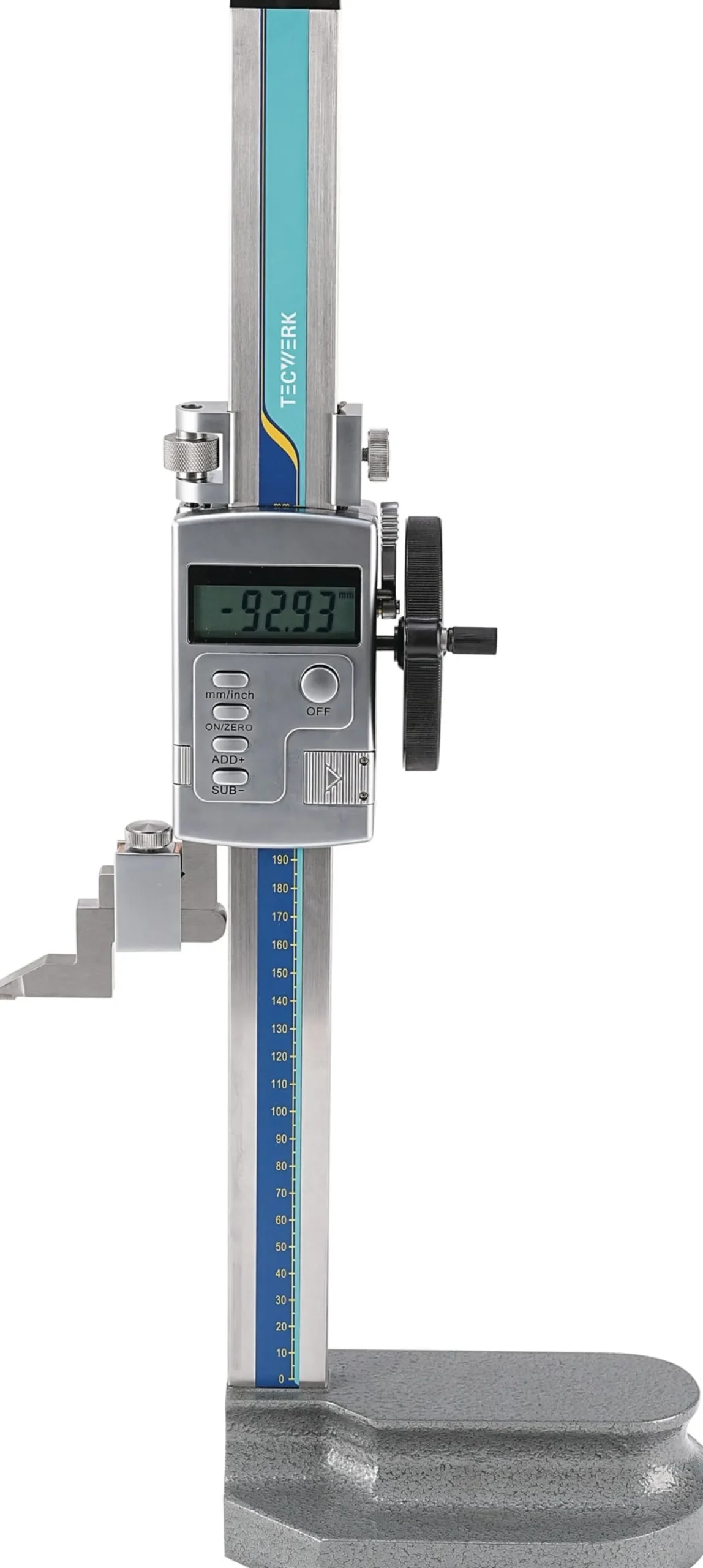 Höhenmess- u.Anreißgerät 300mm dig.0,01 mm,0,0005 inch TECWERK