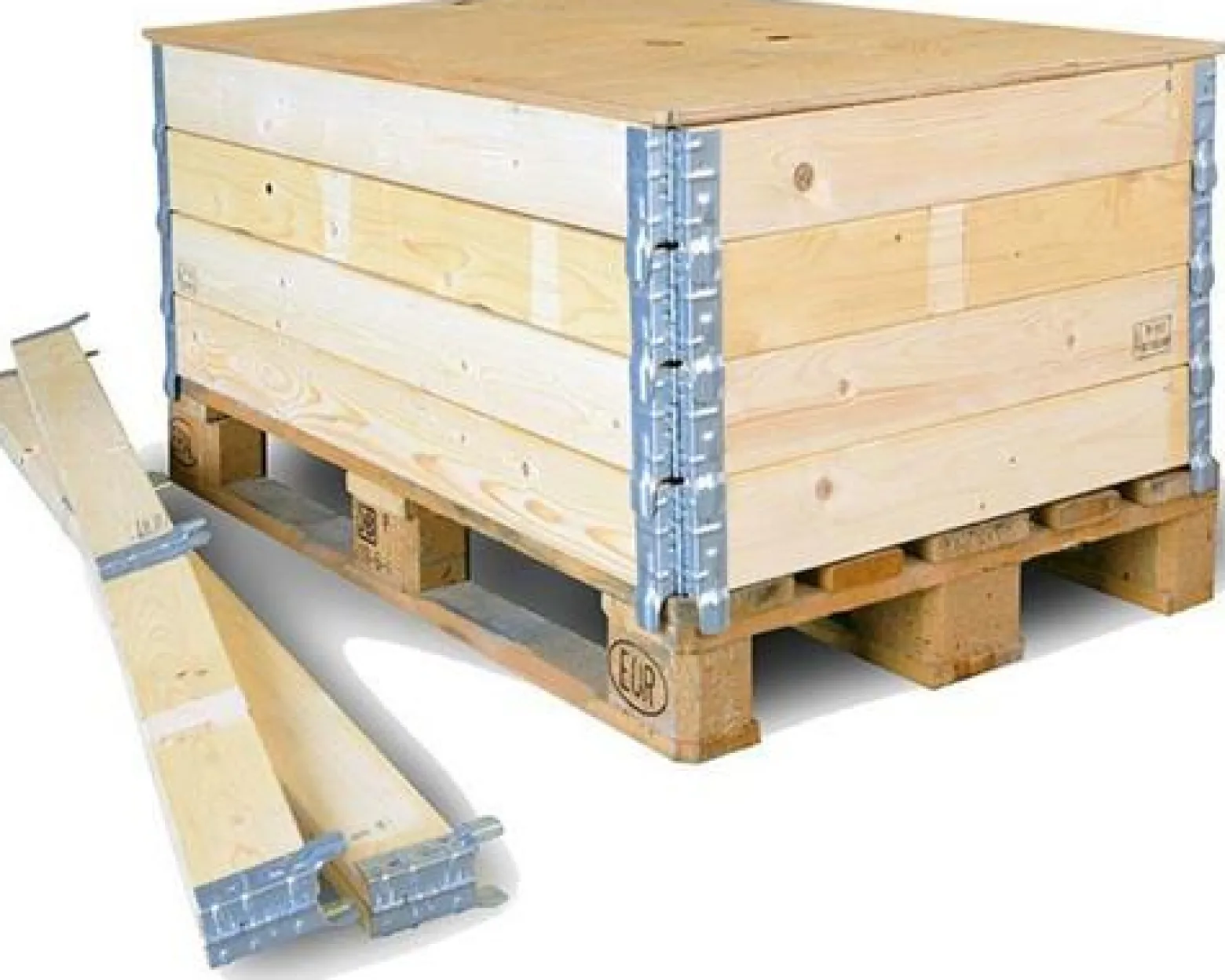 Holzaufsatzrahmen f.Europalette Maße 1200x800x400mm TRANSPAK